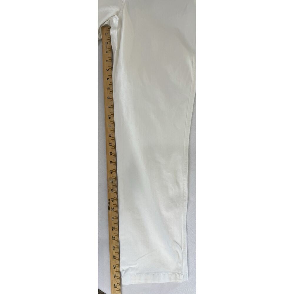Spanx Womens Jeans Straight Leg High Rise Pull On White Size Large NWT - Picture 14 of 15